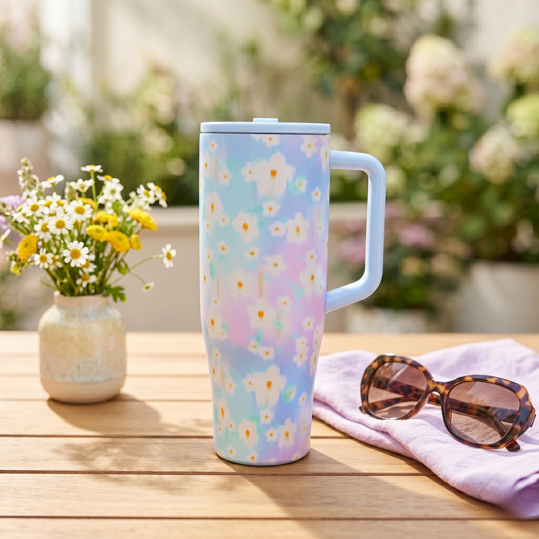 40oz Flo Tumbler - Daydream Daisies
