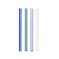 Smoothie Glass Straw Packs - Cool Tone
