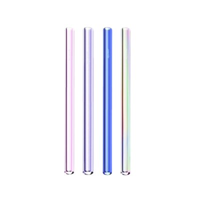 Smoothie Glass Straw Packs - Cotton Candy