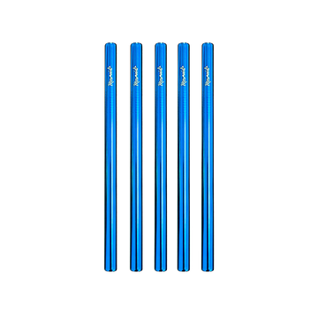 Five blue metal rods with 'Wincraft' branding on a white background